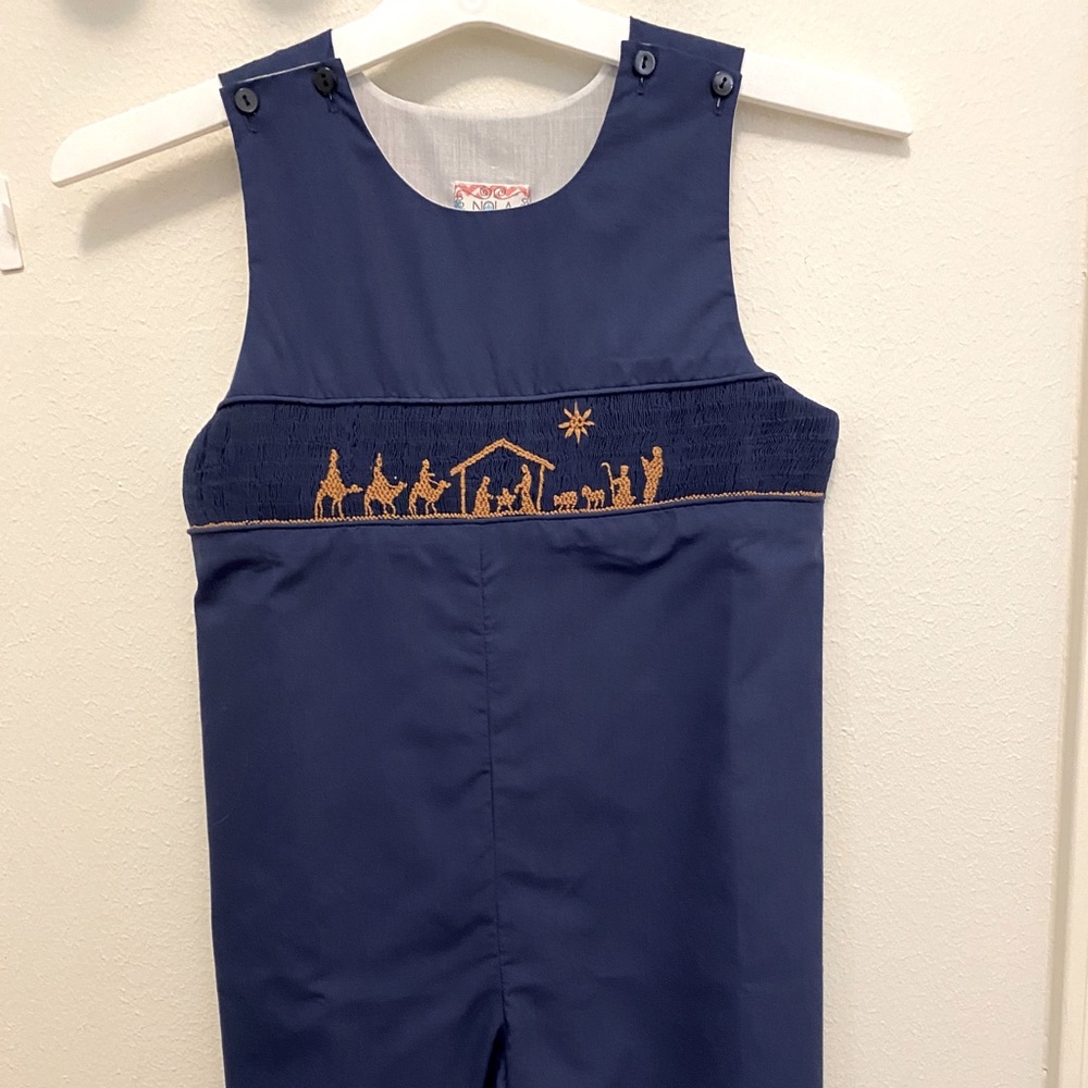 Boys Christmas Romper. Never Worn. Size 6